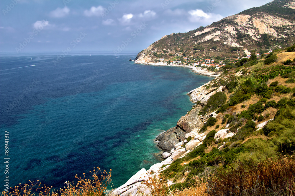 Elba island, coast
