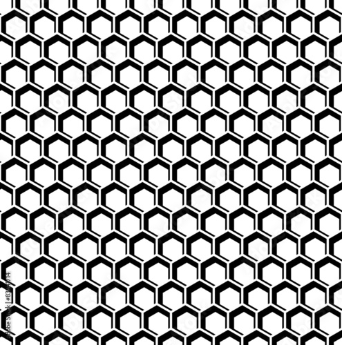 Seamless hexagons texture. Honeycomb pattern.