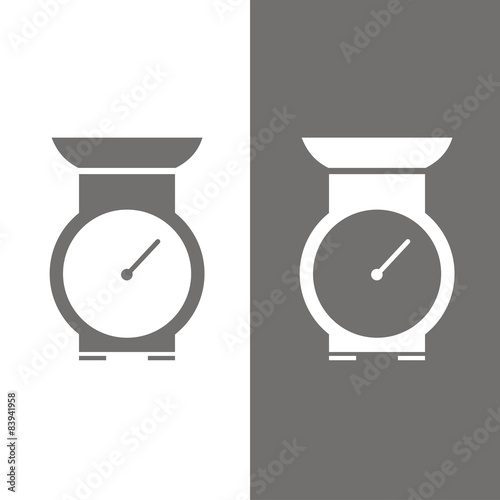 Icono pesos cocina BN