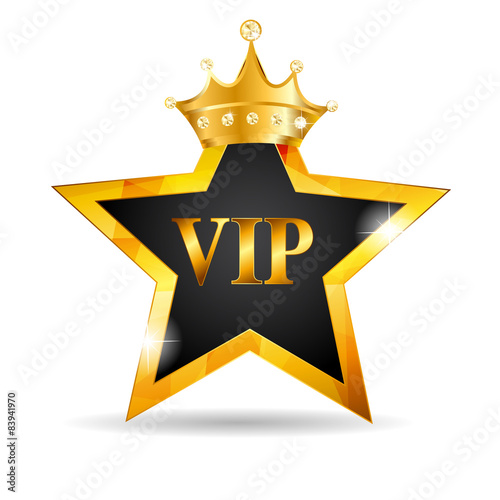 VIP Members Card Vector Illustration