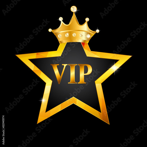 VIP Members Card Vector Illustration