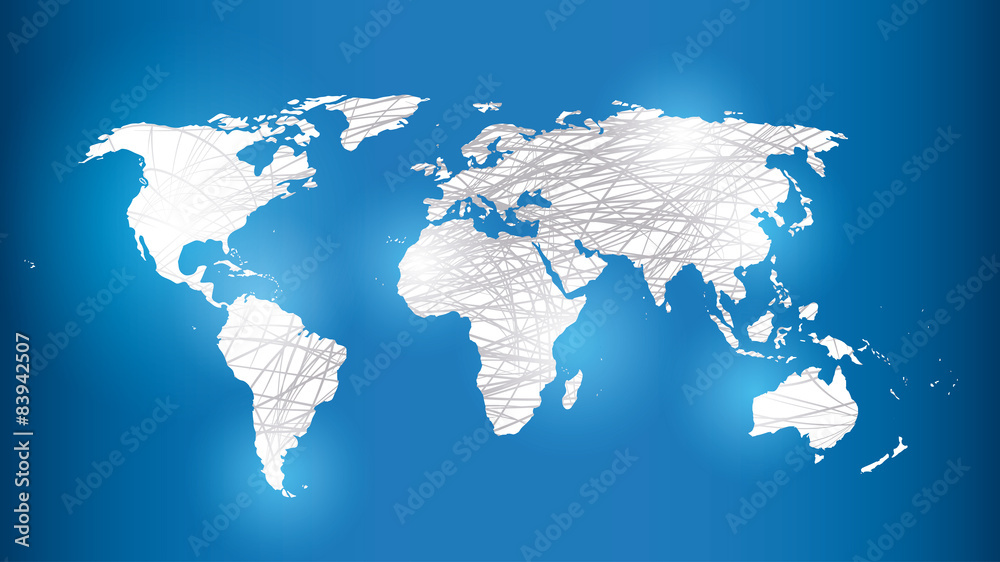 Fototapeta premium World design.