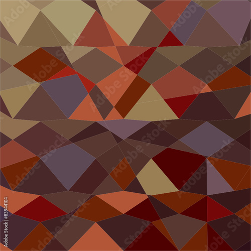Butterscotch Brown Abstract Low Polygon Background