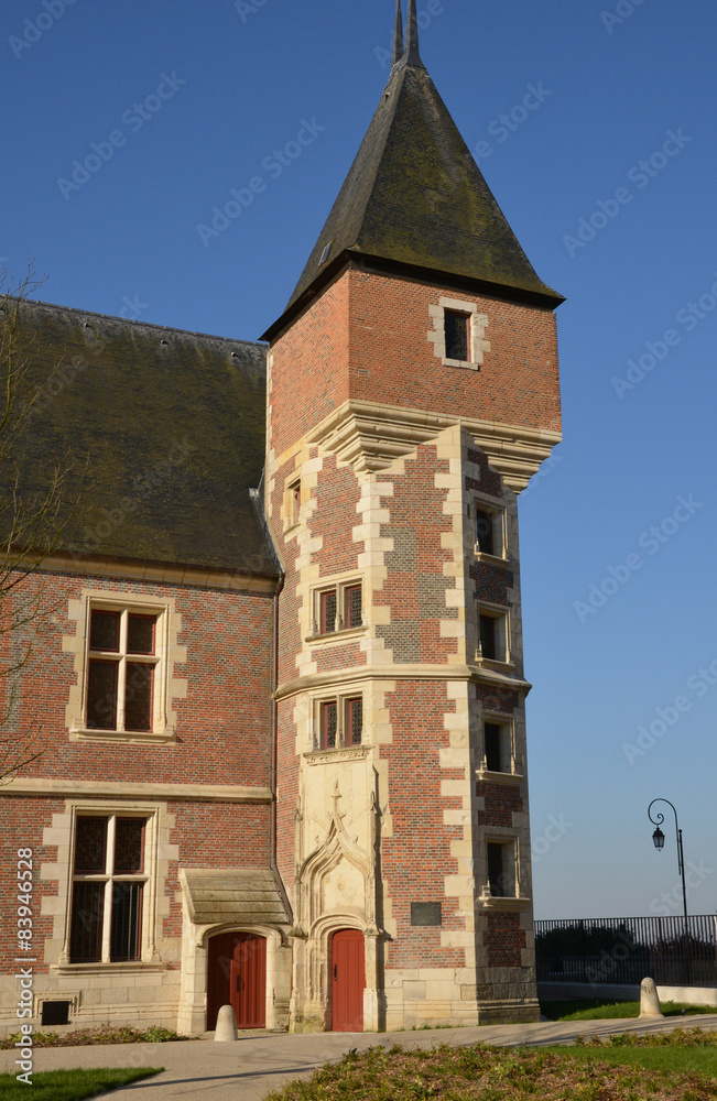 picturesque city of Gien in Loiret