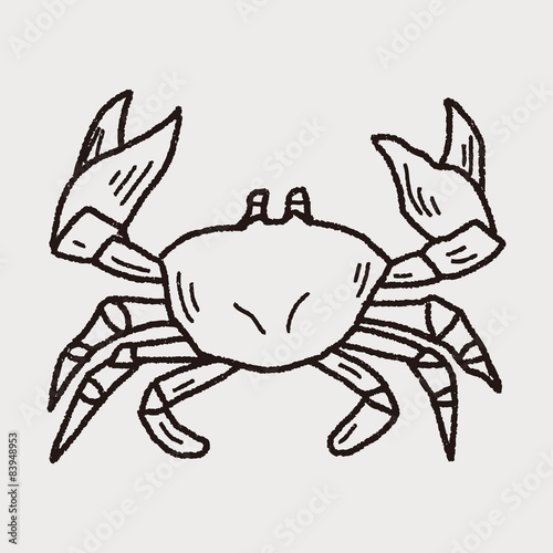 Crab doodle