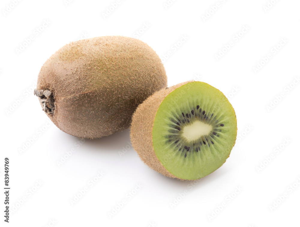 Kiwi fruit isolated on white background Kiwi fruit isolated on white background