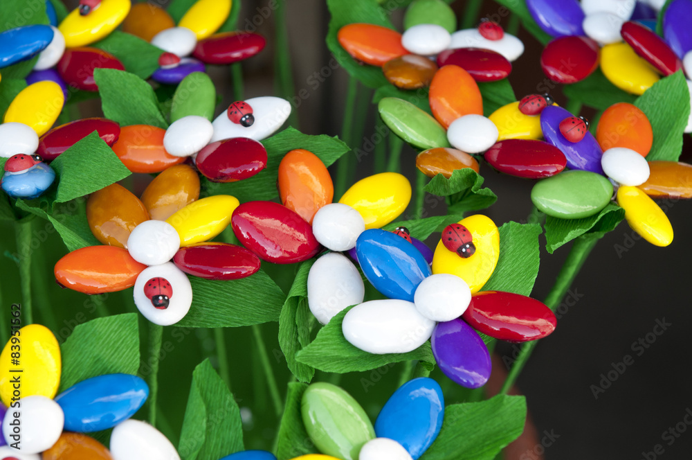 Confetti colorati di Sulmona