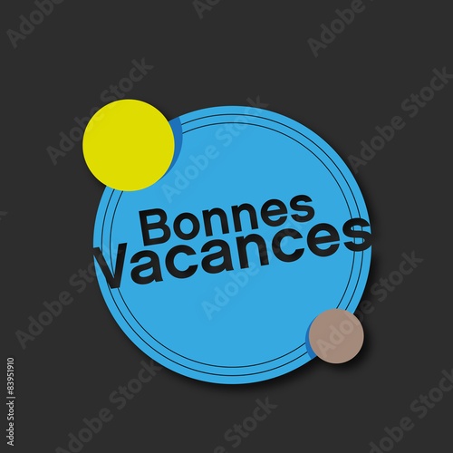 bonnes vacances