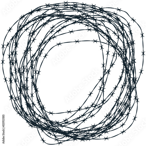 Barbed wire