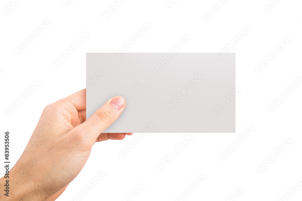 Obraz premium Empty White Label