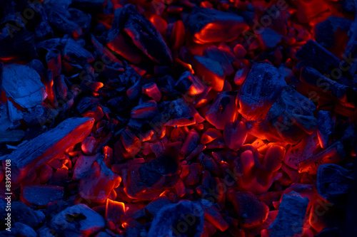 smoldering embers as a background © stas_80