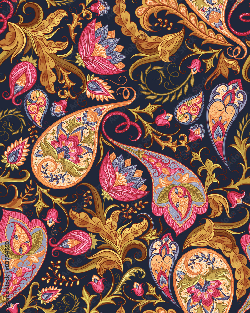 Seamless Paisley Pattern Seamless Paisley Pattern