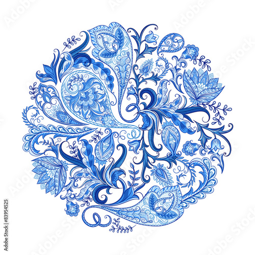 Fototapeta Naklejka Na Ścianę i Meble -  Paisley Decorative Pattern