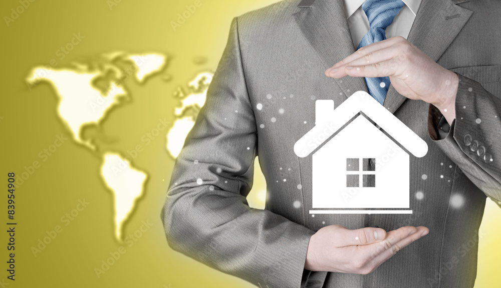 Home insurance concept. Home insurance concept.