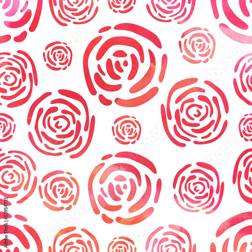  flowers seamless pattern