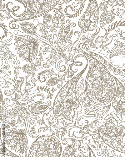 Fototapeta Naklejka Na Ścianę i Meble -  Seamless Paisley Pattern