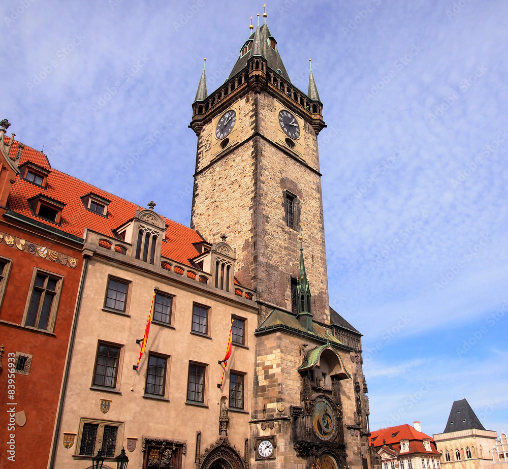 Prague old town square, Czech Republic Prague old town square, Czech Republic