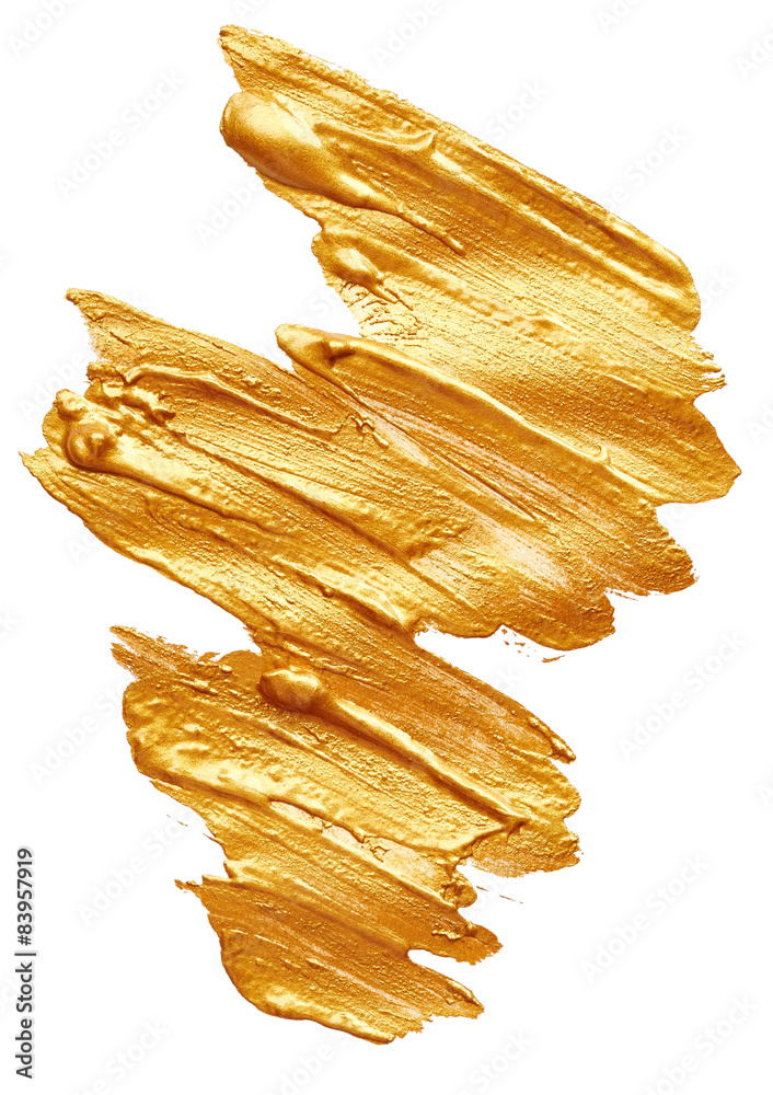 Fototapeta premium Golden paint