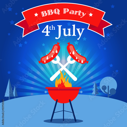 BBQ party invitation