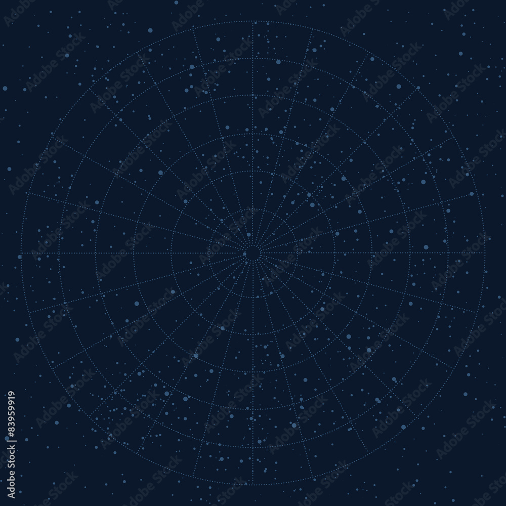 Fototapeta premium Vector sky map background