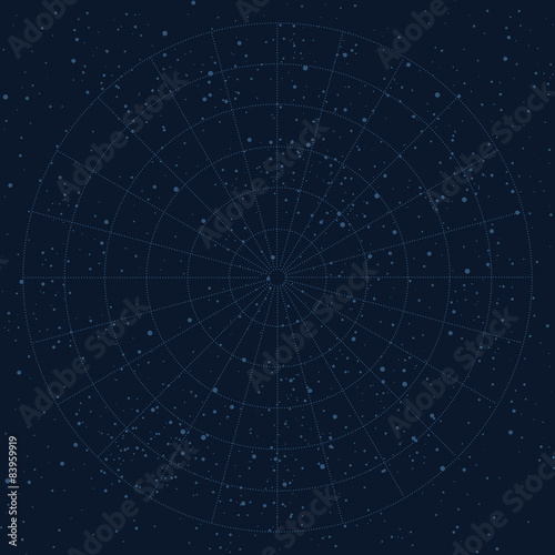 Vector sky map background