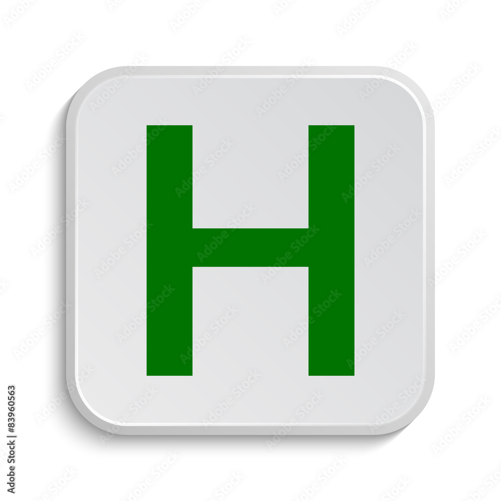 Obraz premium Hospital icon