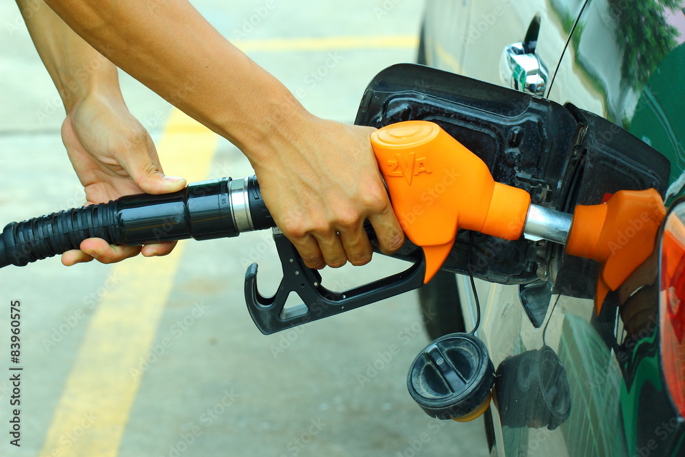 put in gasoline
put in gasoline