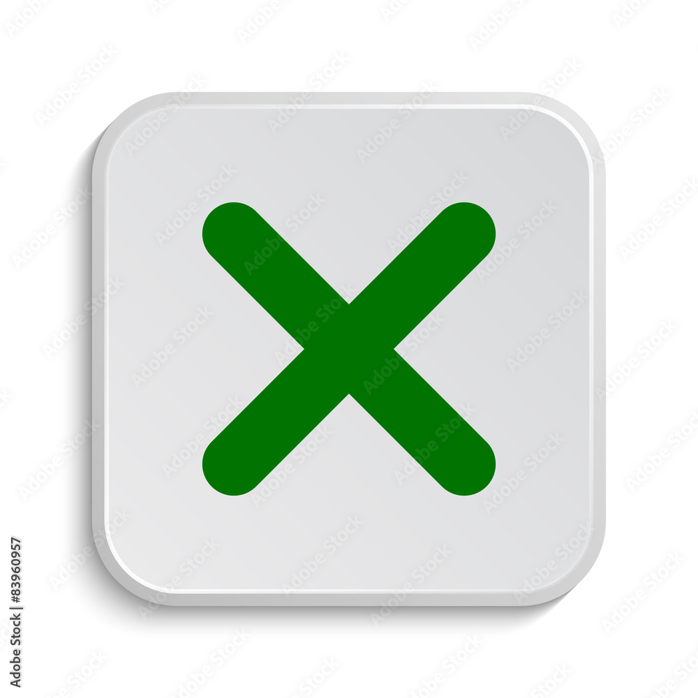 Obraz premium X close icon