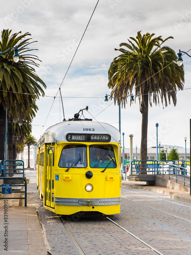 Cable Car in Downtown