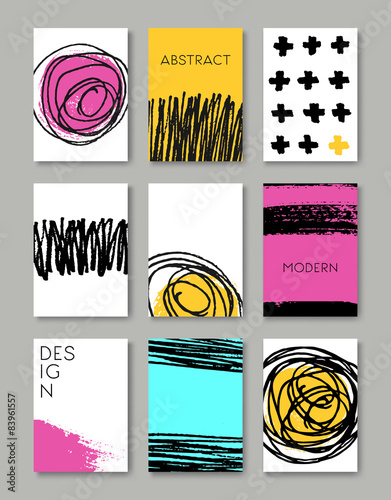 Hand Drawn Greeting Cards Collection