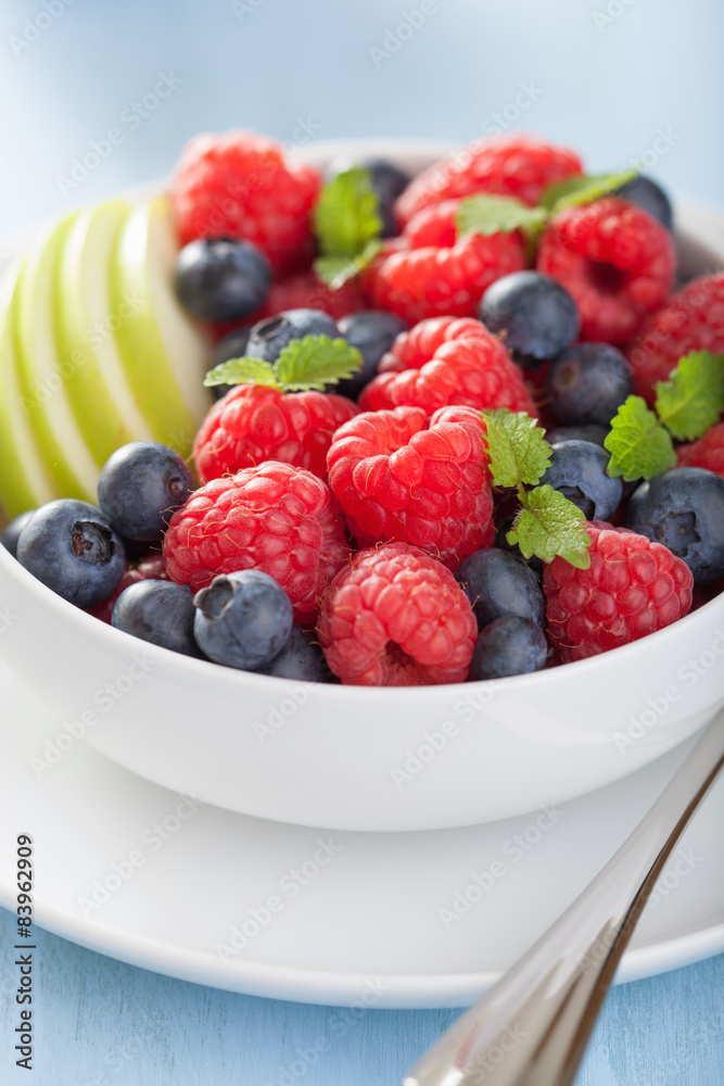 fresh fruit salad with raspberry blueberry apple fresh fruit salad with raspberry blueberry apple