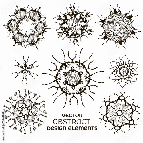 Abstract design elements set.