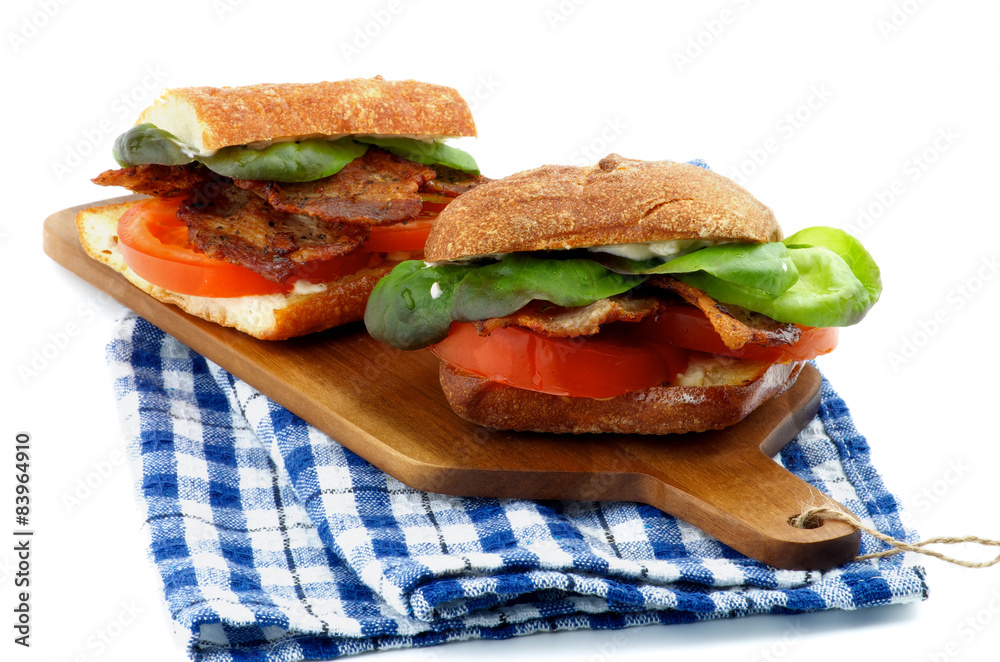 Ciabatta Bacon Sandwiches Ciabatta Bacon Sandwiches
