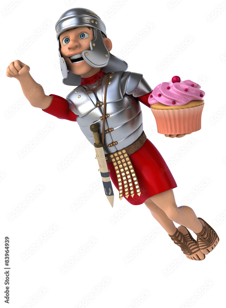 Naklejka premium Roman soldier