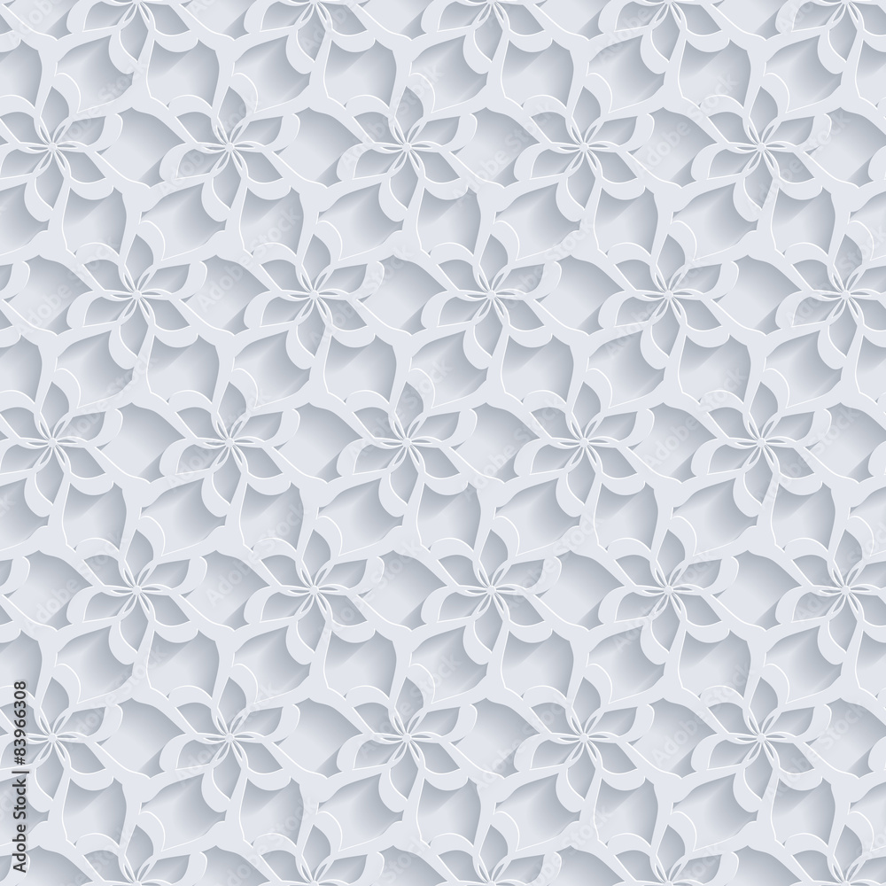 Floral 3d Seamless Pattern Background. Floral 3d Seamless Pattern Background.