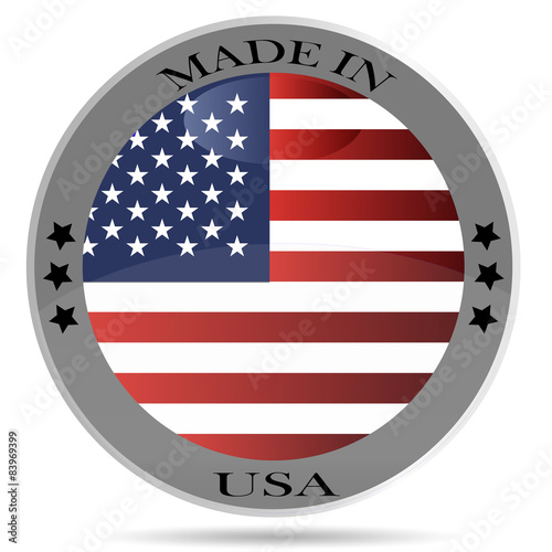 American  flag  background.