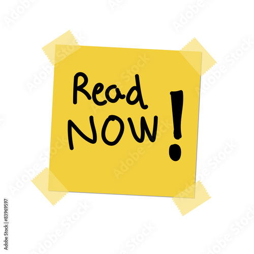 read now paint on post it