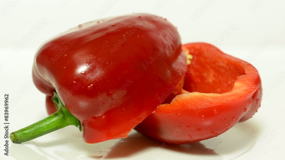 vegetables - pepper - white background studio vegetables - pepper - white background studio