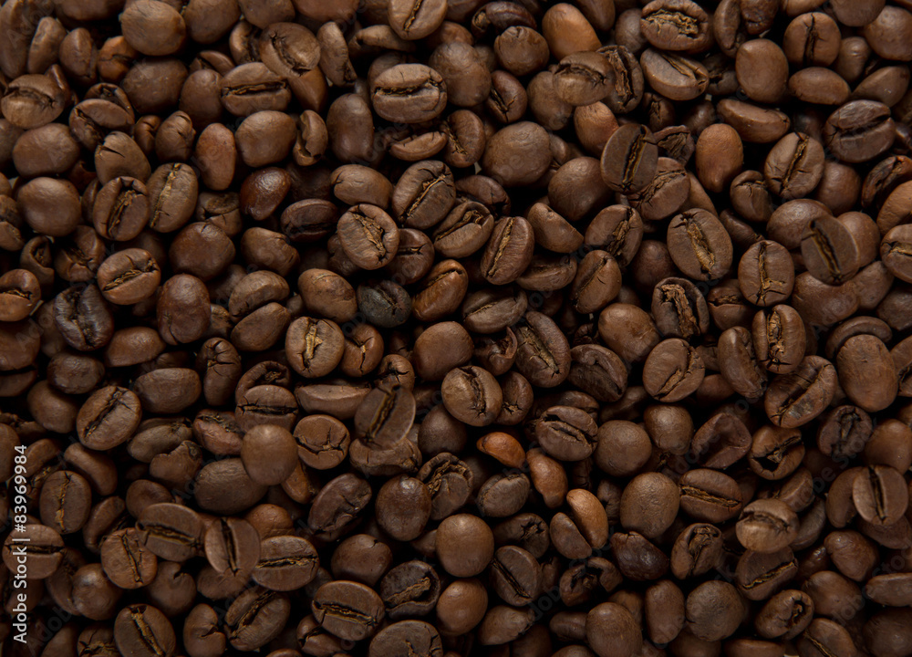 Fototapeta premium Coffee grains Background