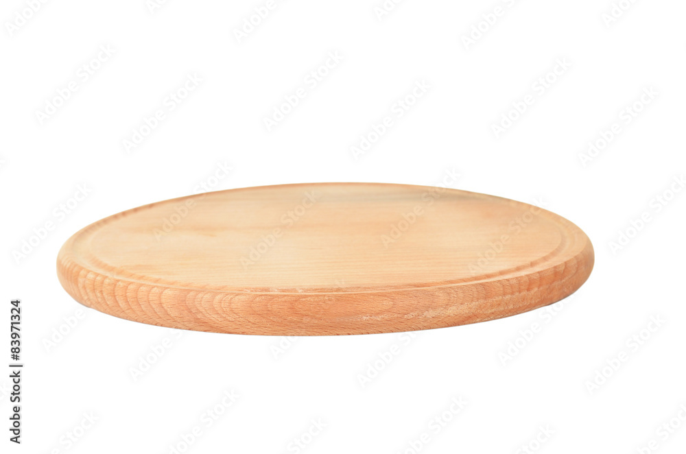 Wooden cutting board isolated on white Wooden cutting board isolated on white