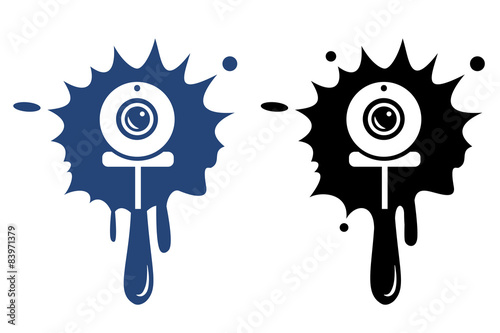 Webcam - vector illustration isolated