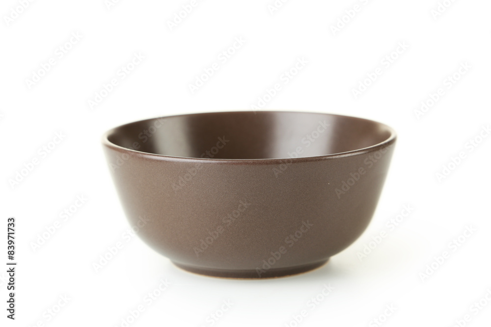 Empty bowl isolated on white Empty bowl isolated on white