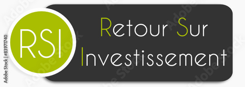 Etiquette Retour Sur Investissement