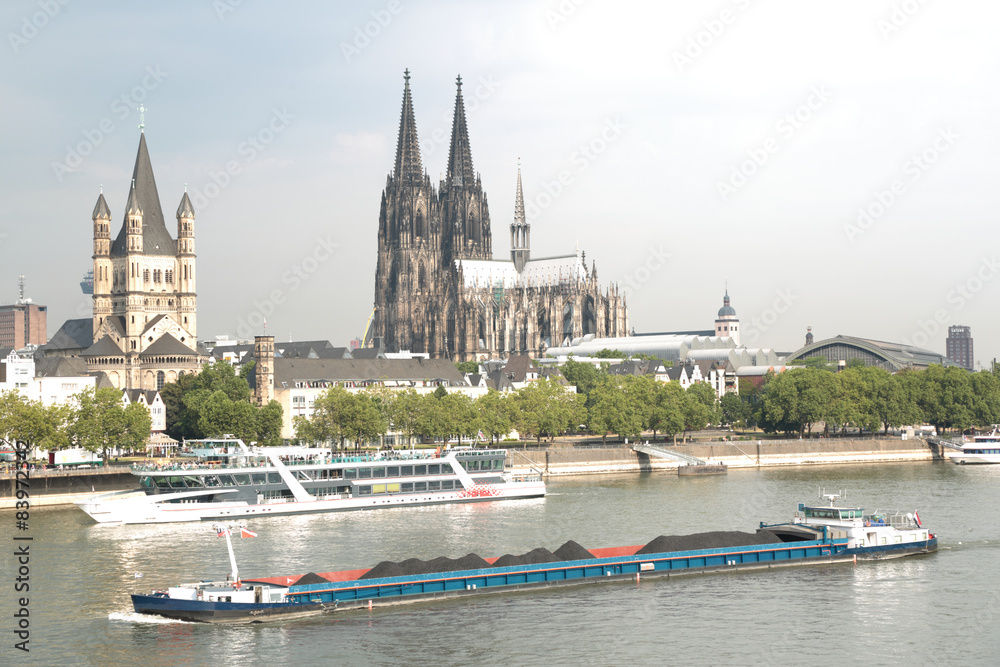 Köln Kölner Dom Rhein Köln Kölner Dom Rhein