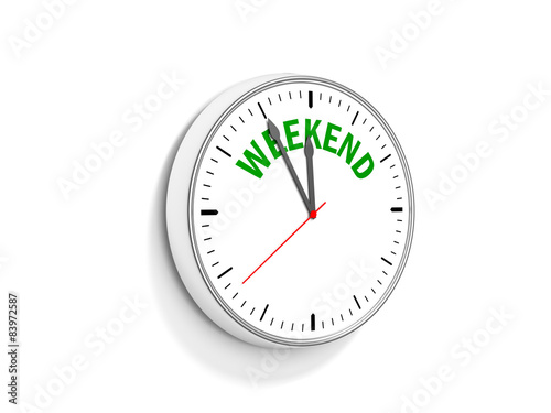 Weekend Clock