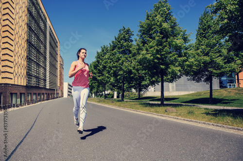 jogging woman