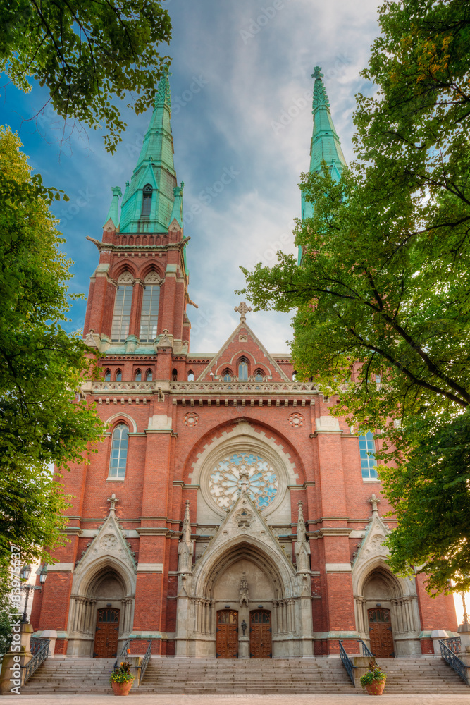 St. Johns Church. Johannes Church -  Famous Landmark In Helsinki