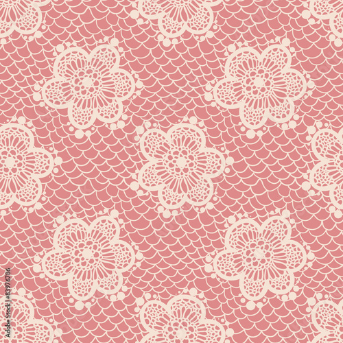 Fototapeta Naklejka Na Ścianę i Meble -  seamless lace pattern