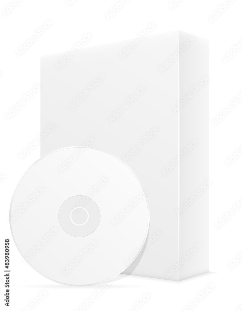 white cd and dvd bisk box packing vector illustration white cd and dvd bisk box packing vector illustration