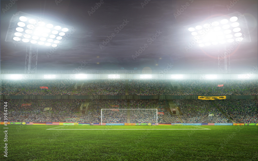 Fototapeta premium stadium with fans